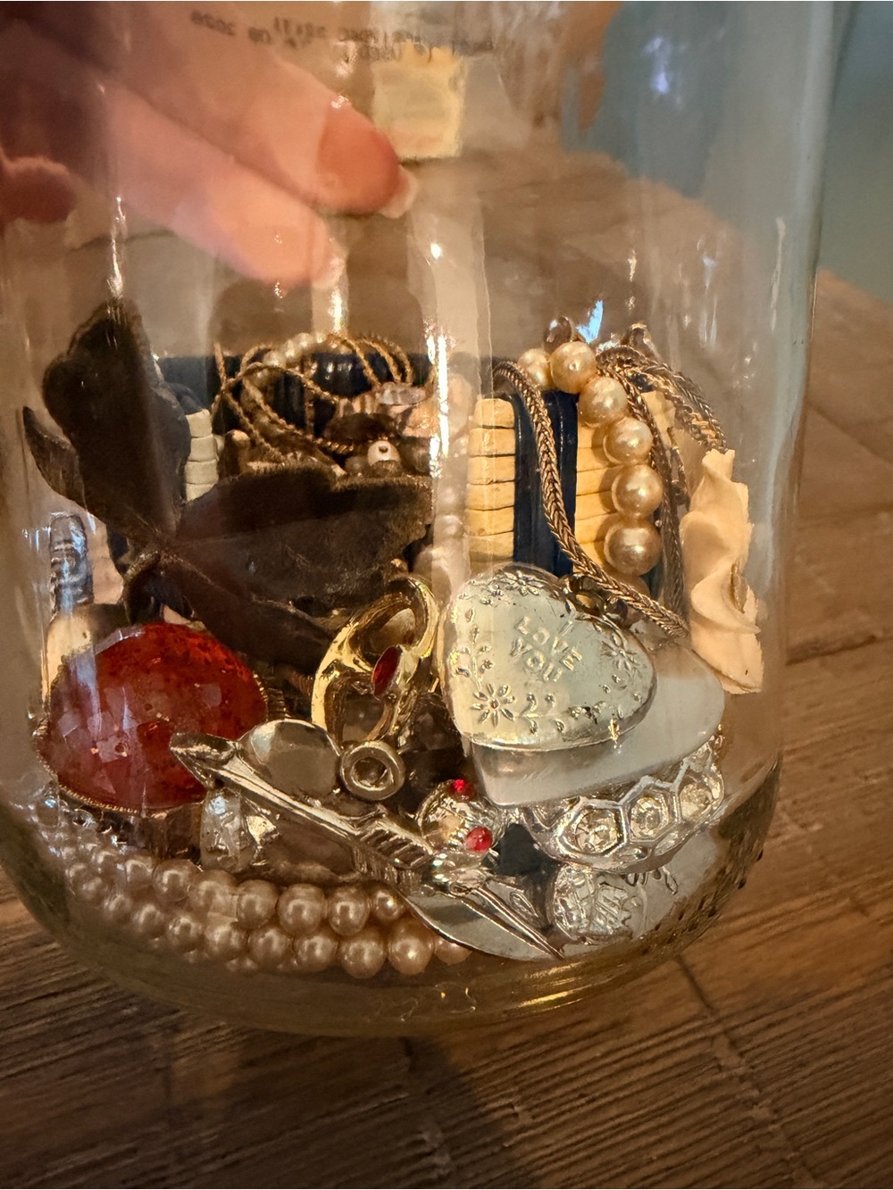 Mystery Jar - Vintage Costume Jewelry - Picture 9 of 10
